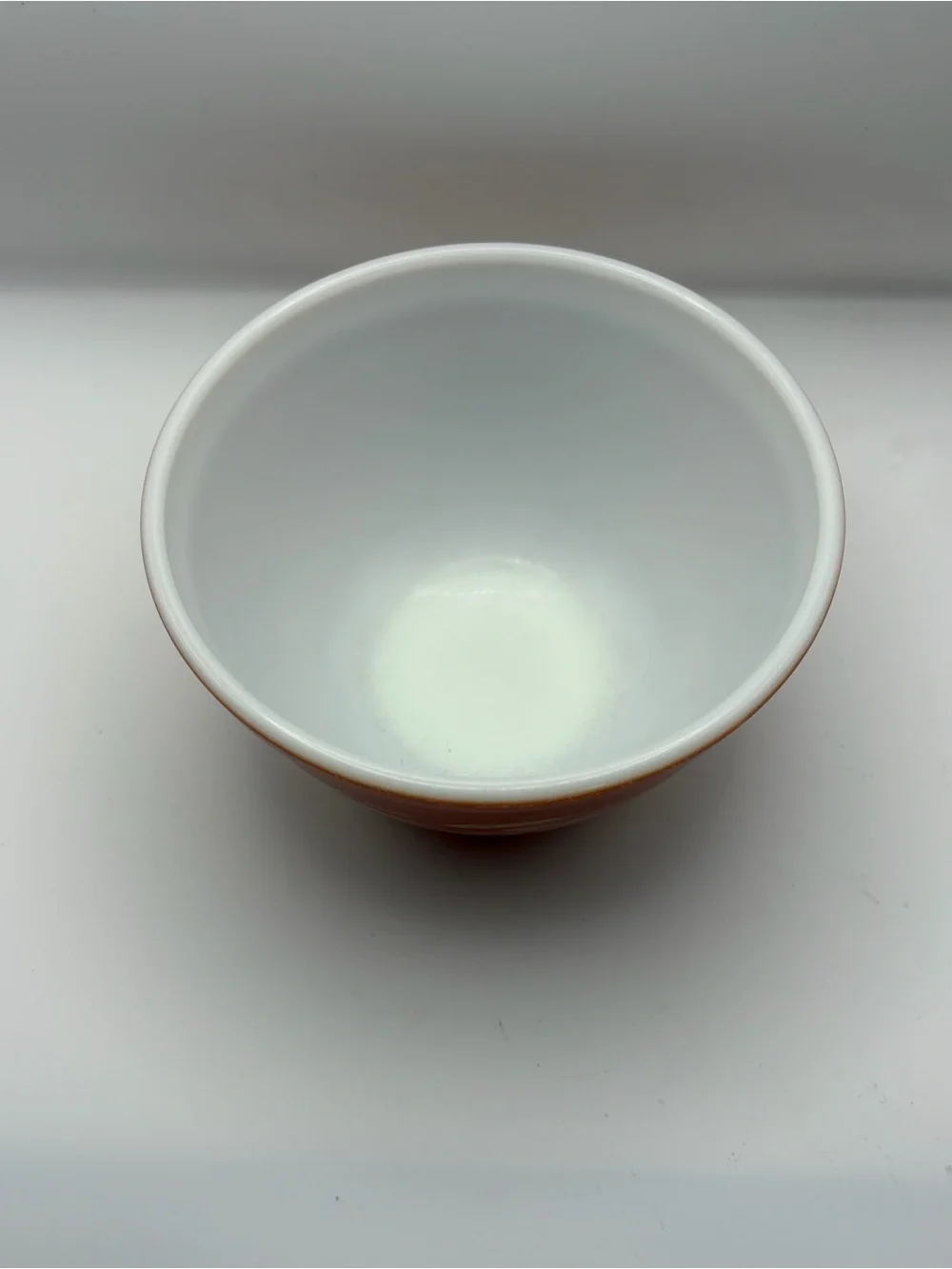 Vintage Pyrex 401 Autumn Harvest Wheat Orange Mixing Bowl 750ml USA Milk Glass